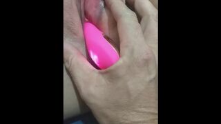 Squirting on my new Toy