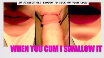 Im Finally mature enough to Lick your Dong PLEASE LET ME SWALLOW the JOI Game