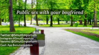 (M4F) your Bf Mounts you in the Park (ASMR Roleplay) (Erotic Audio)