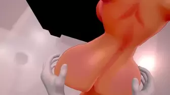 Sexy Chick Rides Toon in Cartoon Virtual Reality