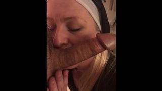 Nun Swallowing my Penis