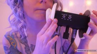 SFW ASMR Spicy Gf Ear Licking and Nibbles - PASTEL ROSIE Tingly Ear Eating Hot gf Roleplay