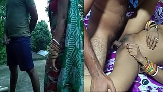 Neighbor Bhabhi Caught shaking prick on the roof of the house then got him banged