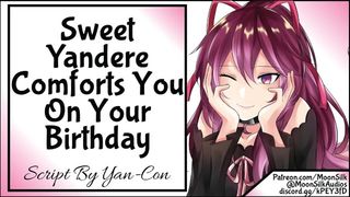 Hot Yandere gf Comforts You On Your Birthday!