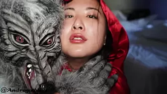 THE GIANT BAD WOLF & RED RIDING HOOD (Andy Savage, Sukisukgirl)