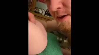 Up close twat eating, moaning and telling you how good you taste before I stick my enormous dick in you