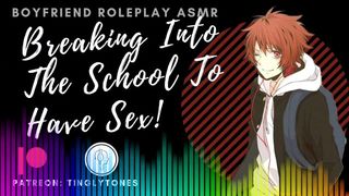 Breaking Into The School To Have Sex! Bf Roleplay ASMR. Male voice M4F Audio Only