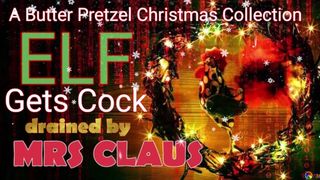 ELF TRIES NOT TO SPERM WITH MRS CLAUS BLOWING HIS DICK AND EXPLODES! OLDER LICKS WANG FOR 9 MINS! WOW
