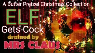 ELF TRIES NOT TO SPERM WITH MRS CLAUS BLOWING HIS DICK AND EXPLODES! OLDER LICKS WANG FOR 9 MINS! WOW