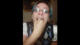 Ravenclaw are a little nutty... wanna see what I can fit in my mouth?