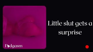 Little girl gets a surprise, she didn't expect this - Porn audio.