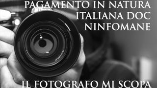 ITALIAN WHORE - Faccio la troia per non pagare lo shooting fotografico