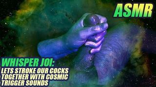 (ASMR WHISPER JOI) Stroke your schlong with a straight dude with cosmic trigger sounds / male solo