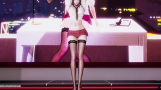 [MMD] Dark Pink Lisa - Swalla Tifa Lockhart Cute Kpop Dance FF7 Final Fantasy