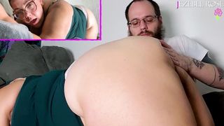 Discipline Spanking BIG BREASTED WOMAN Giant Rear-end