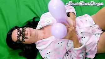 Dirty Funny Balloon Play With Hairy MILF Happy Porn