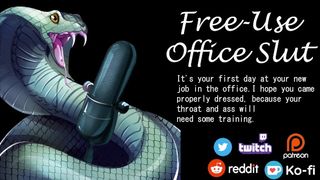 Erotic Audio | You are a Free Use Office Bitch | Throat and Anal Training in the Office | ASMR