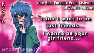 【r18+ Audio Roleplay】 Your Best Friend Likes & Wants You【F4F】