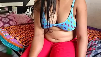 Desi Indian Prostitute with her client with Hindi slutty Talk, Roleplay