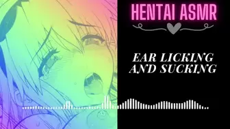 [HENTAI AUDIO ONLY ASMR] Wet Ear Licking and Swallowing