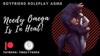 Needy Omega Is In Heat! Bf Roleplay ASMR. Male voice M4F Audio Only