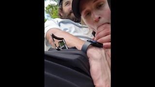 Instructor pulls out his schlong on golf course, I put it in my mouth