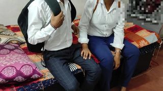Ever Best Desi student fuck Desi bitch in Oyo hotel first meeting Porn in clear Hindi voice