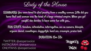 Girl of the House - F4M Erotic Audio
