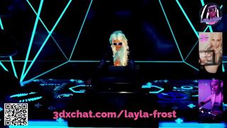 When a amatuer pornstar / DJ goes Live in a virtual sex game for adults | Layla Frost (Music)