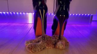 Teddy Bear Domination - Dark High Heels Boots Crush and Trample