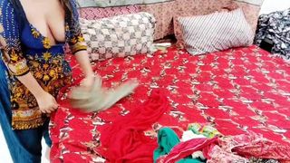 XXX Desi Maid Flashing Boobies And Seducing Her Boss Into Sex Clear Hindi Audio Slutty Talking