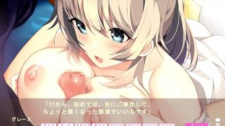 【H GAME】英国巨乳美女のパイズリ♡フルボイス エロアニメ/エロゲーム実況