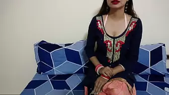 Indian close-up vagina licking to seduce Saarabhabhi66 to make her ready for long fucking, Hindi roleplay HD porn movie