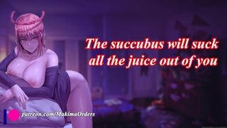 A Succubus Will Lick All The Juice Out Of Your Prick | ASMR