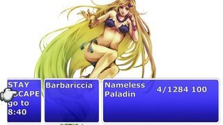 Face Barbariccia in the retro adventure to the mature Final Fantasy four Cartoon JOI (Gentle Femdom Edging)