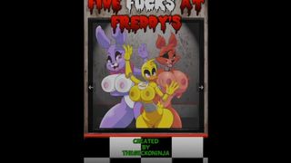 Let's read 5 Rides At Freddy's First Night Full of Sex- Parody Porn Comic