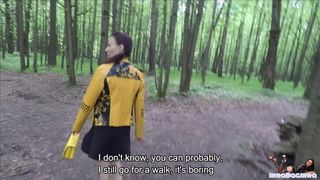 I cheated my bf with a stranger in forest. (English Subtitles)