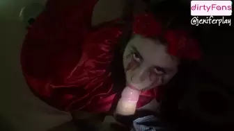 My videoophollating a demon and leaving his face full of milk - JENIFER PLAY