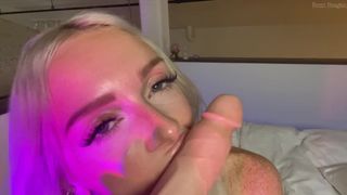 POINT OF VIEW Relaxing BLOWJOB From Your Fine Blonde Gf - Remi Reagan