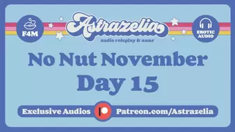 No Nut November Challenge - Day 15 [Dildo] [Fsub] [Daddy] [Stretching Pussy]