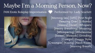 Audio Roleplay - Sleepy Morning Sex With Your New GF [F4M Improvised Erotic Roleplay]