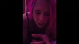 Tgirl sleazy talk and wants you to fuck her