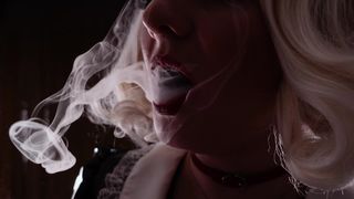 smoking bizarre - cute sexual film of fine Mistress Arya Grander - nasty talk and seducing teasing