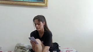 My stepsister gets a sore throat and I cure her with my dong fucking her (part one)