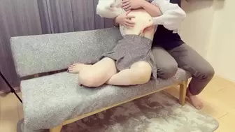 彼女に触ったら我慢できず美乳を揉みしだく - 日本人/素人カップル/個人撮影/ハメ撮り
