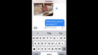 Girl texting BF that his friend came over and slammed her (part one)