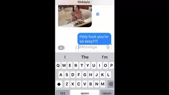 Girl texting BF that his friend came over and slammed her (part one)