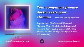Charming Freeuse Sexual Wellness Doctor Tests Your Stamina - ASMR