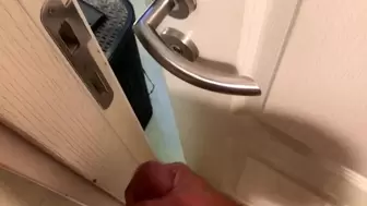 SNEAKING AT THE BATHROOM TRAILER