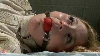 Dumb Straight Jacket Whore Aurora Snow gets Whipped and Fucked in Sex Rehab